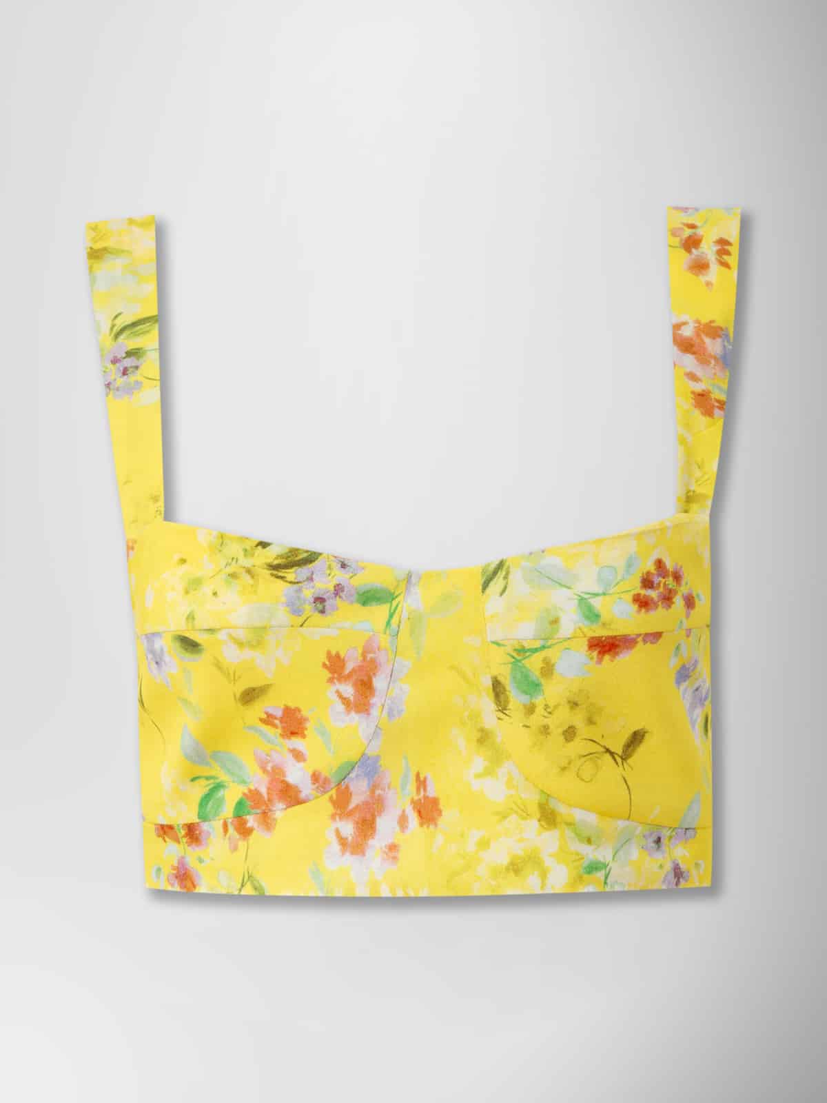 TOP "EZE" YELLOW FLORAL