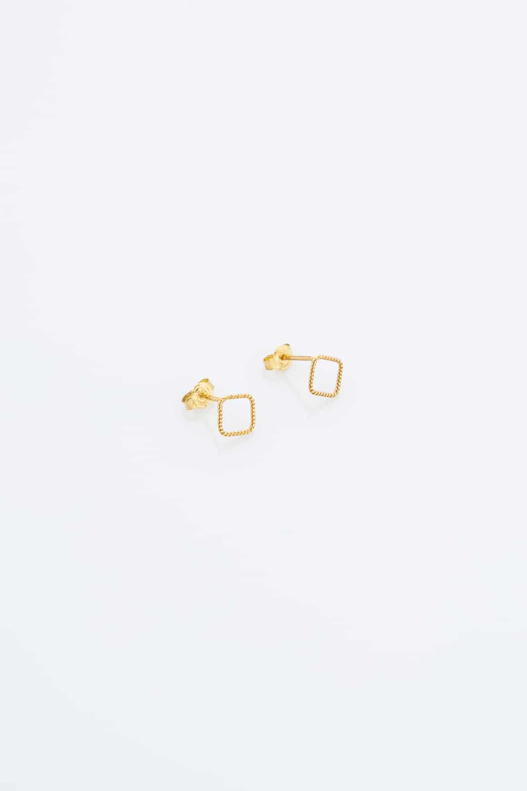 SQUARE EARRING STUDS