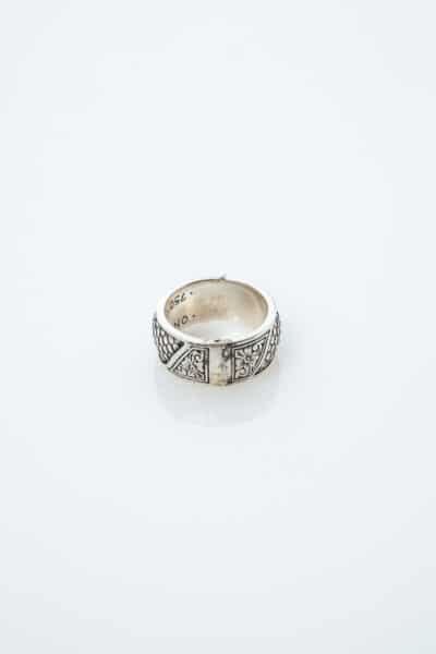 RING SILVER AND 18K GOLD