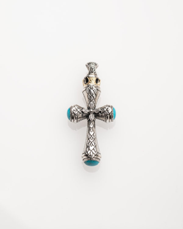 CROSS STERLING SILVER 925/TURQUOISE