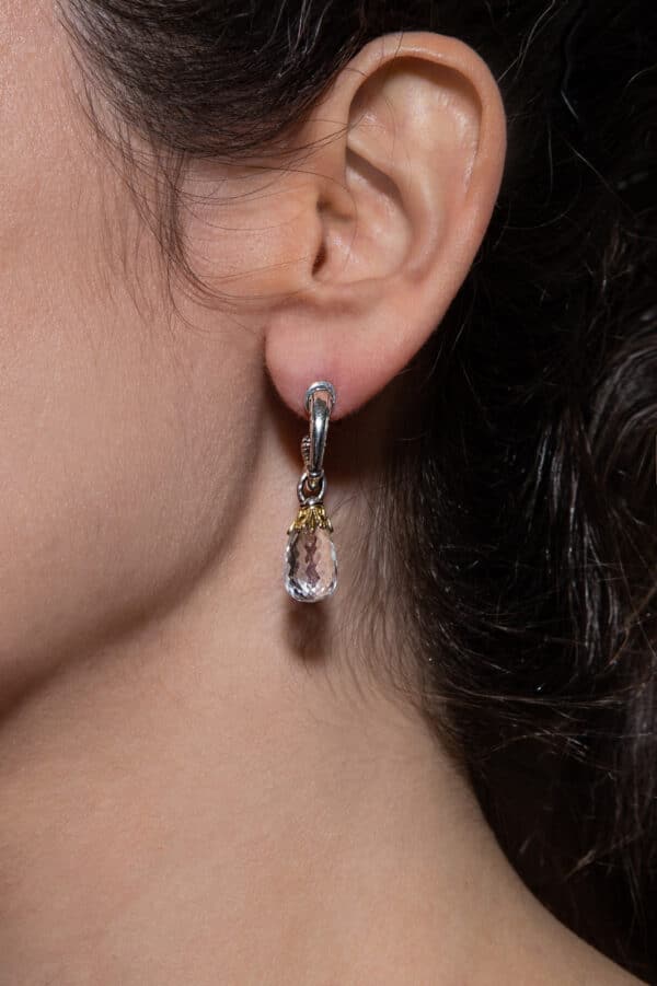 DROP EARRINGS WITH CRYSTALS