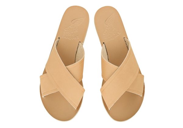 SANDALS "THAIS" IN BEIGE LEATHER