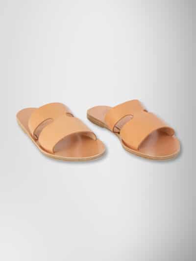 SANDALS "APTEROS" IN NATURAL LEATHER