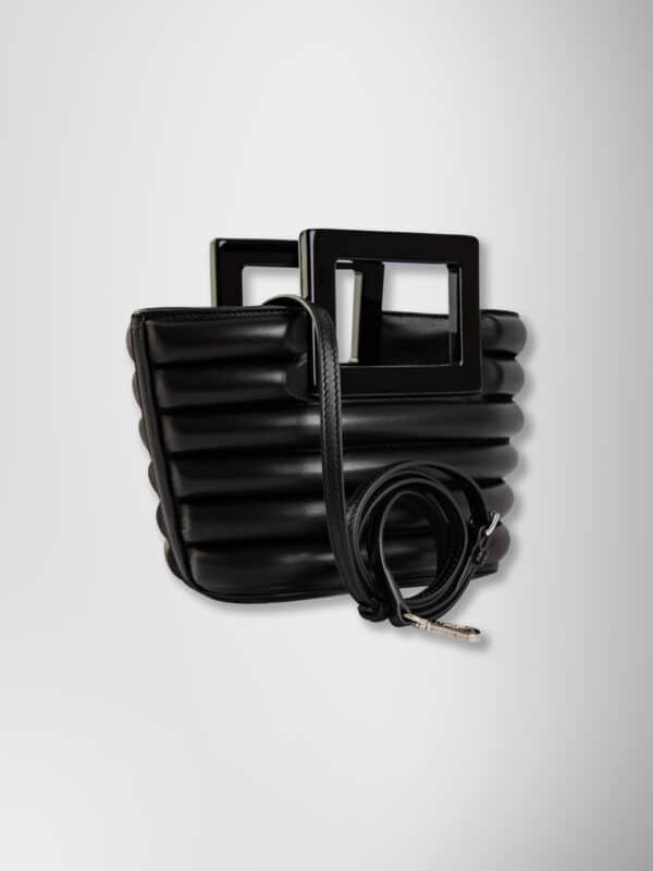 MICRO RIVIERA BAG QUILTED BLACK