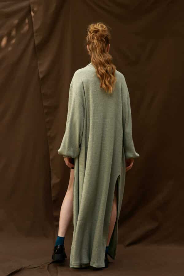 WICASA LONG ROBE KNITTED MINT
