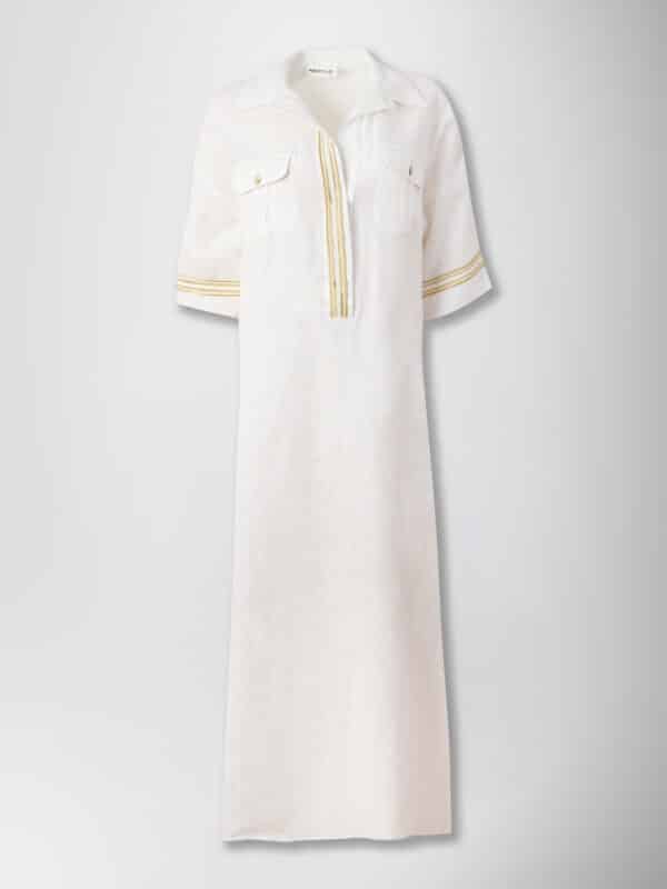 DRESS "DOSINIA" WHITE