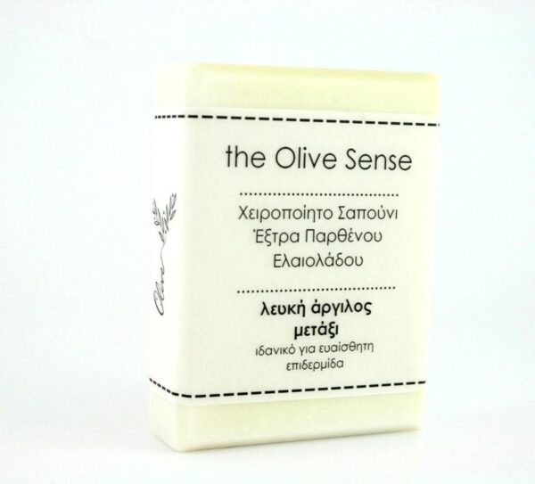 OLIVE SOAP WHITE CLAY 50 gr