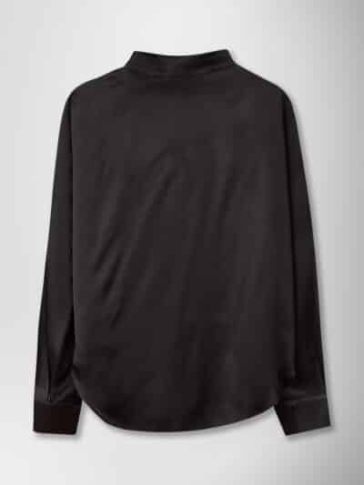 SHIRT WITH HIGH NECK BLACK