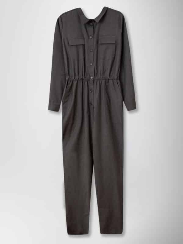 OVERALL "TAILORED BLISS" NEUTRAL GREY