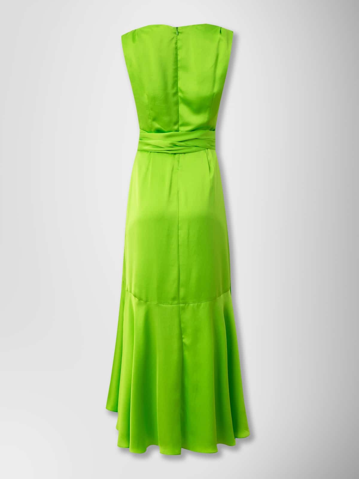 BOW FRONT DRESS L.GREEN