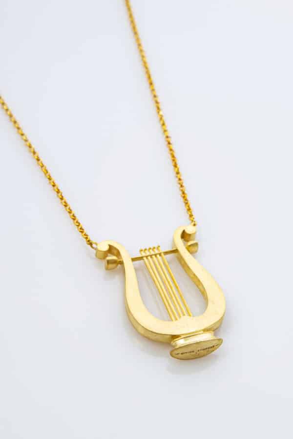 APOLLO HARP NECKLACE GOLD PLATED