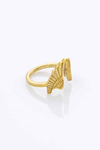 HERMES RING GOLD PLATED