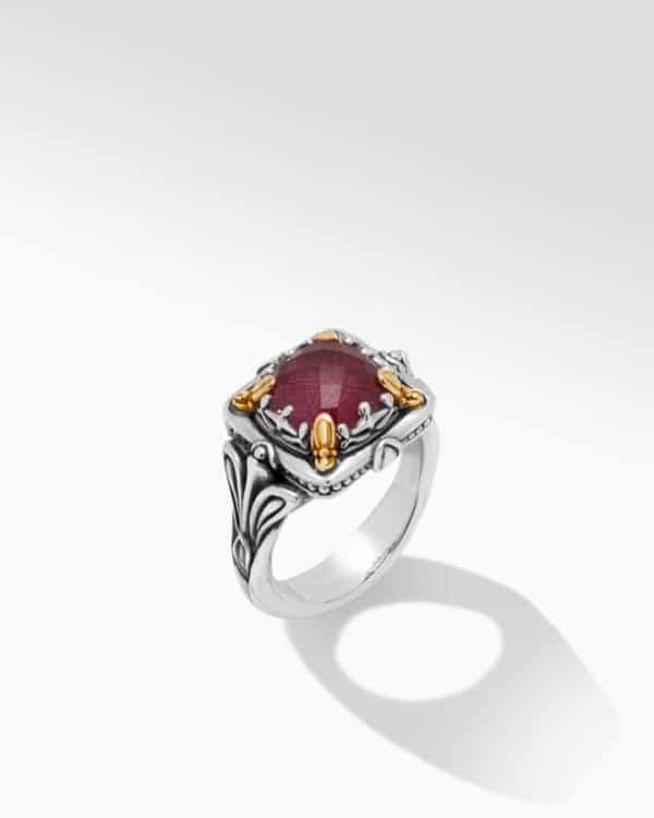 RING RUBY DOUBLET