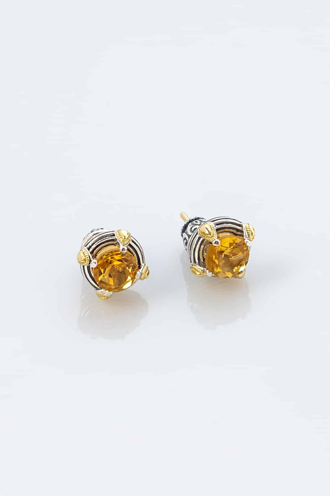 CORE EARRINGS WITH CITRINE