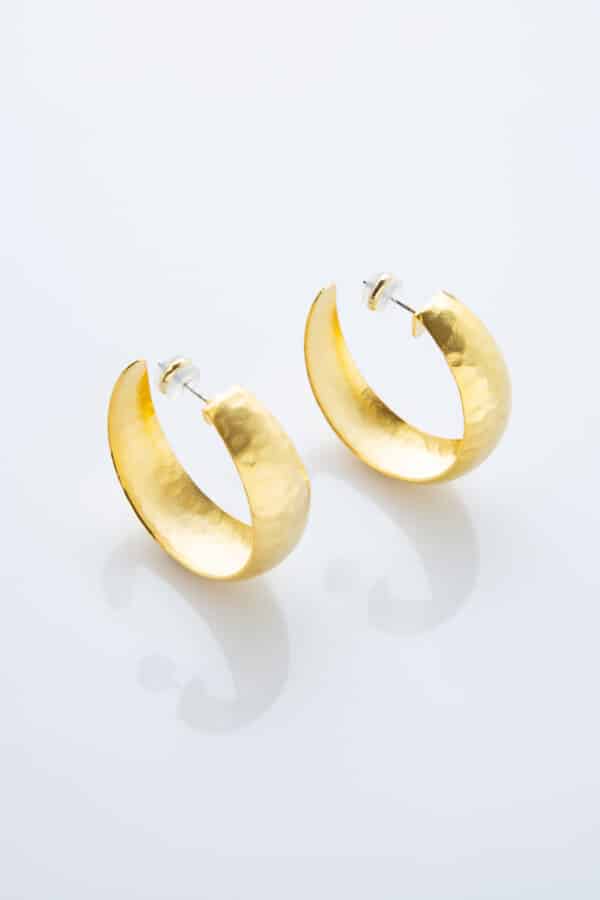 GOLD PLATED EARRINGS SHELL