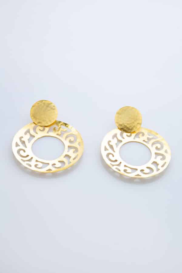 GOLD PLATED EARRINGS SPIRAL