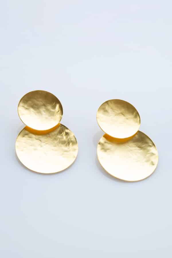 GOLD PLATED EARRINGS SMALL CIRCLE