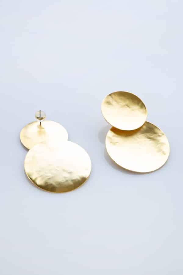 GOLD PLATED EARRINGS SMALL CIRCLE