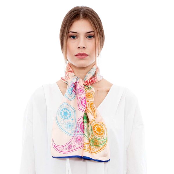 PAISLEY CHIC IN COLORS TWILL SCARF